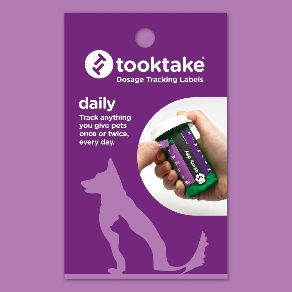 tooktakePETS - Daily tooktake Labels for Pets - tooktake